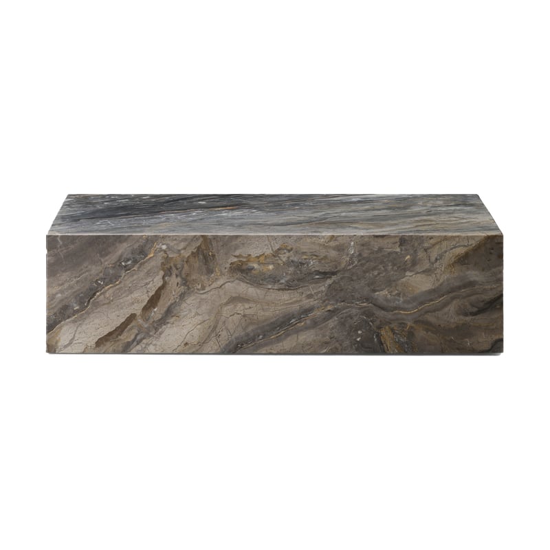 Audo Copenhagen Plinth coffee table Grey galaxy, low