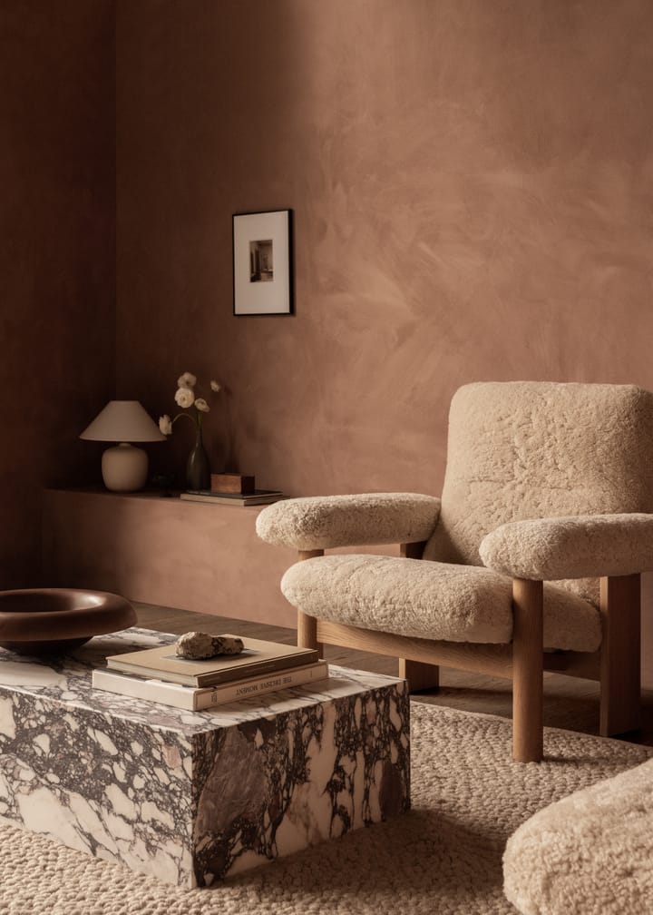Plinth coffee table - Multi, rose, low - Audo Copenhagen