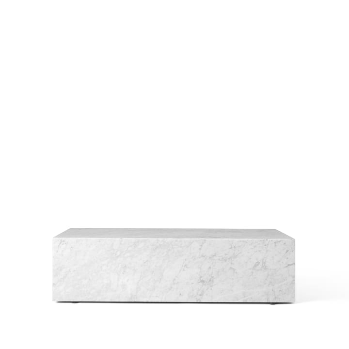 Plinth coffee table - White, low - Audo Copenhagen