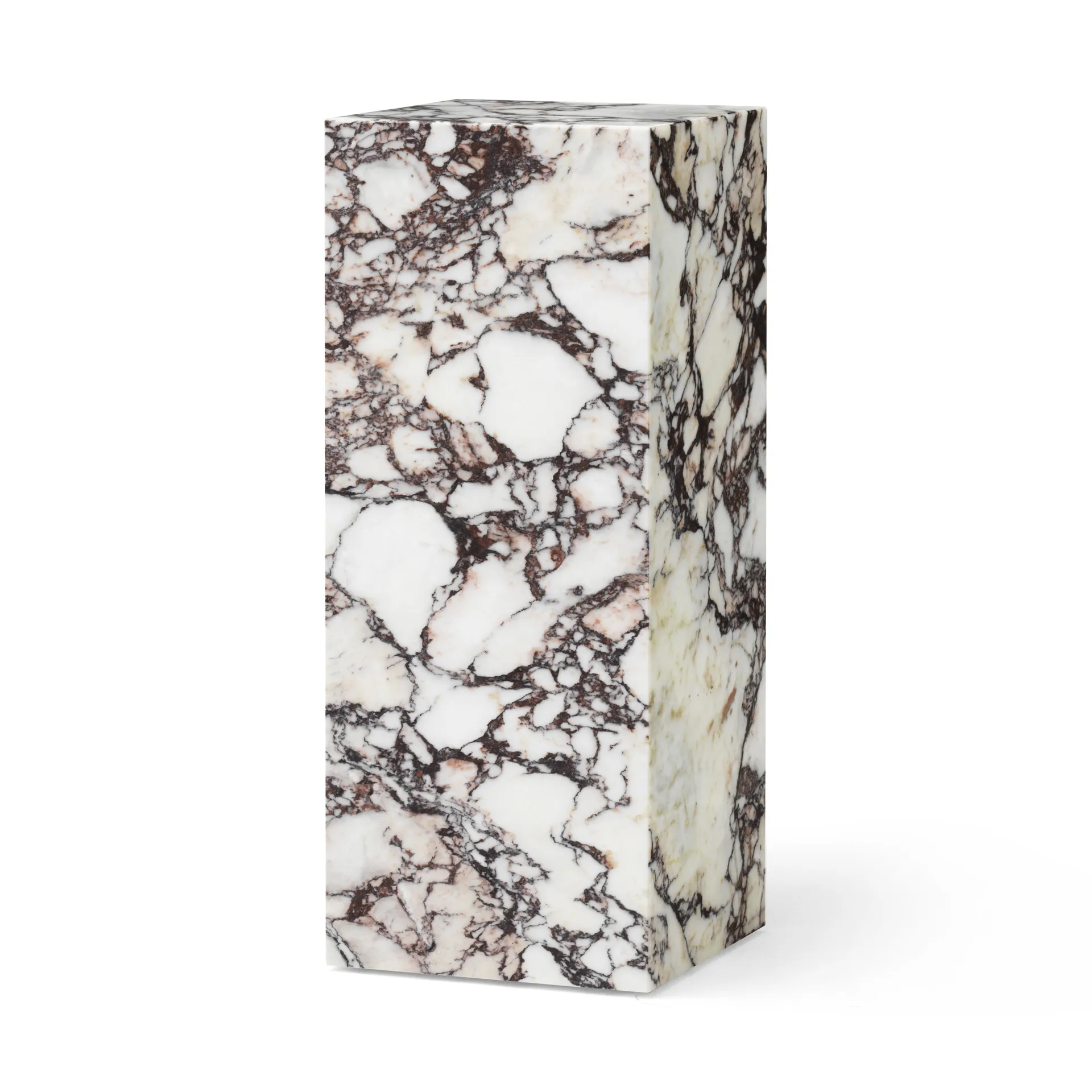 Plinth Pedestal pedestal, Calacatta Viola Audo Copenhagen