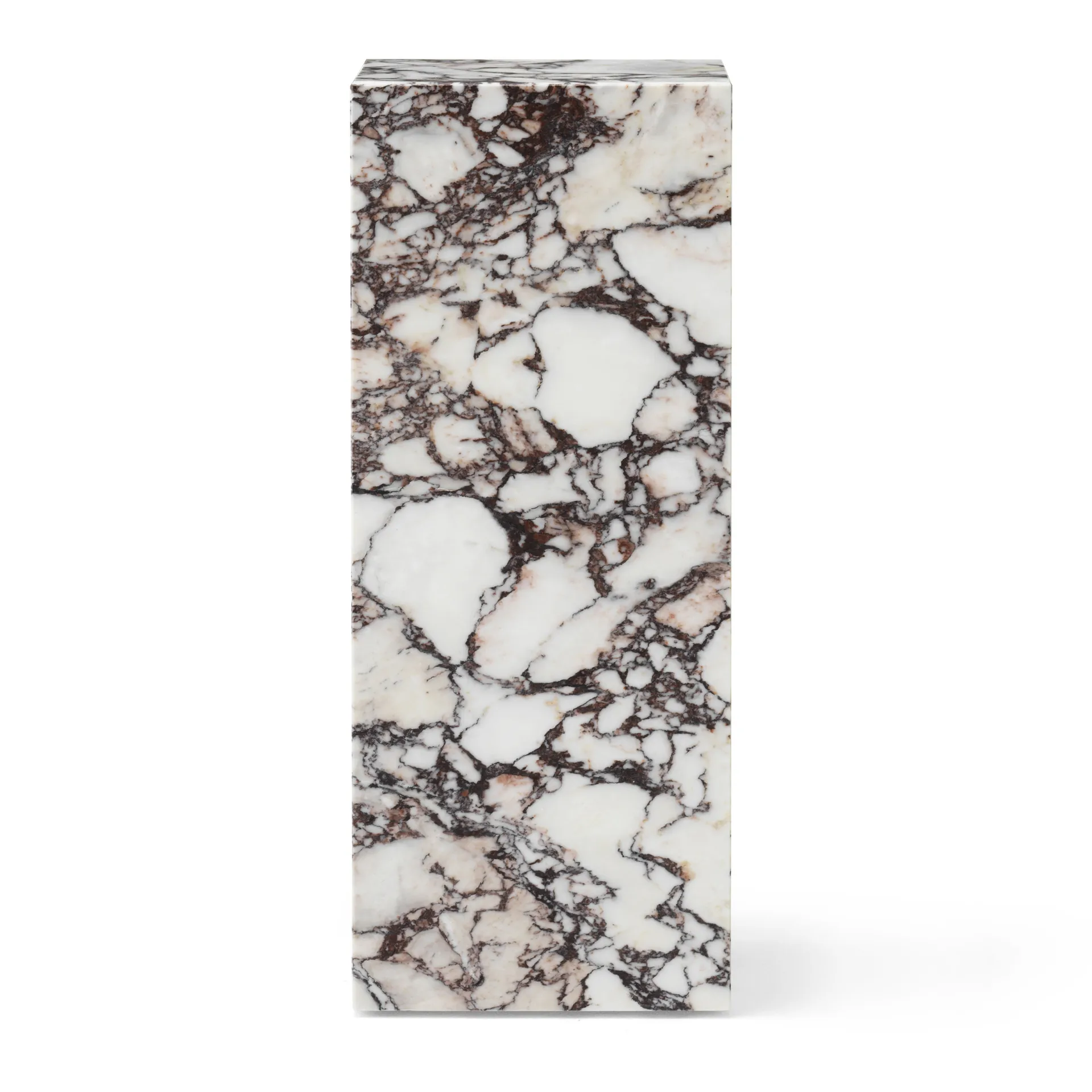 Plinth Pedestal pedestal, Calacatta Viola Audo Copenhagen