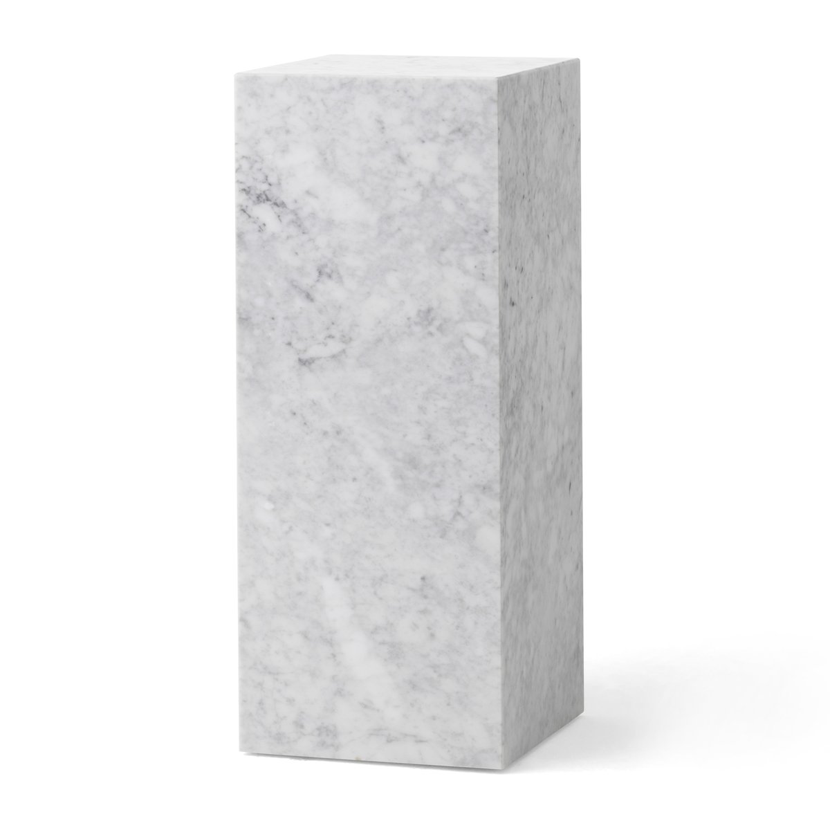 Audo Copenhagen Plinth Pedestal pedestal Carrara | Scandinavian Design | Side tables | White
