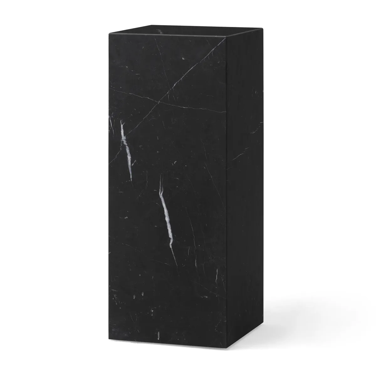 Audo Copenhagen Plinth Pedestal pedestal Nero Marquina