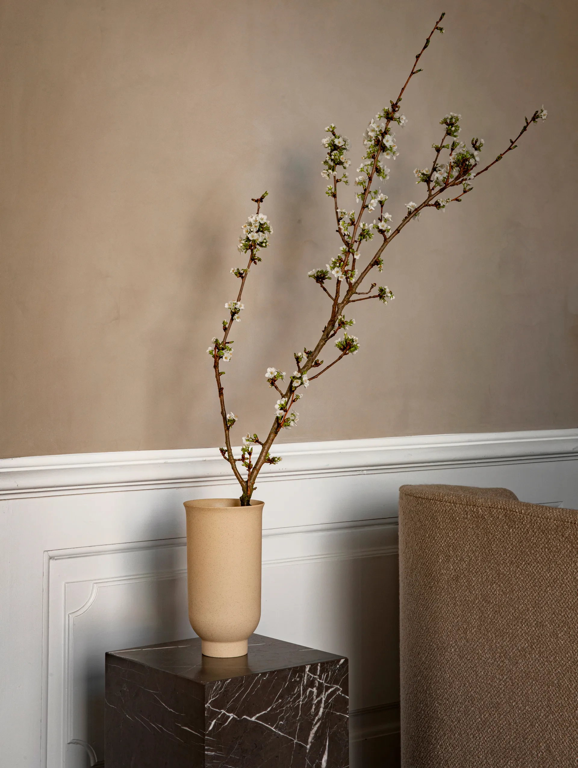 Plinth tall sidetable 30x30x51 cm, Brown Audo Copenhagen