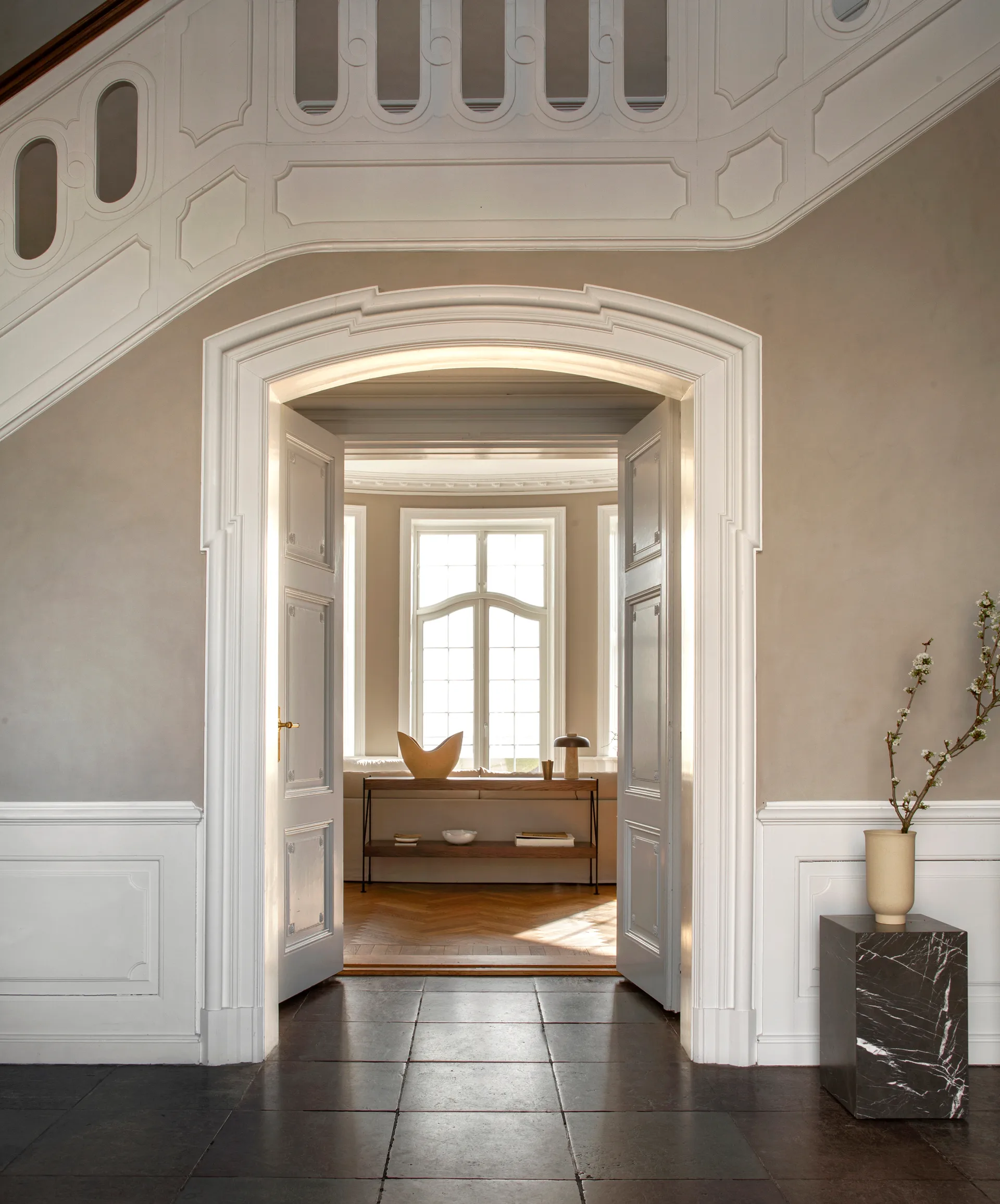 Plinth tall sidetable 30x30x51 cm, Brown Audo Copenhagen