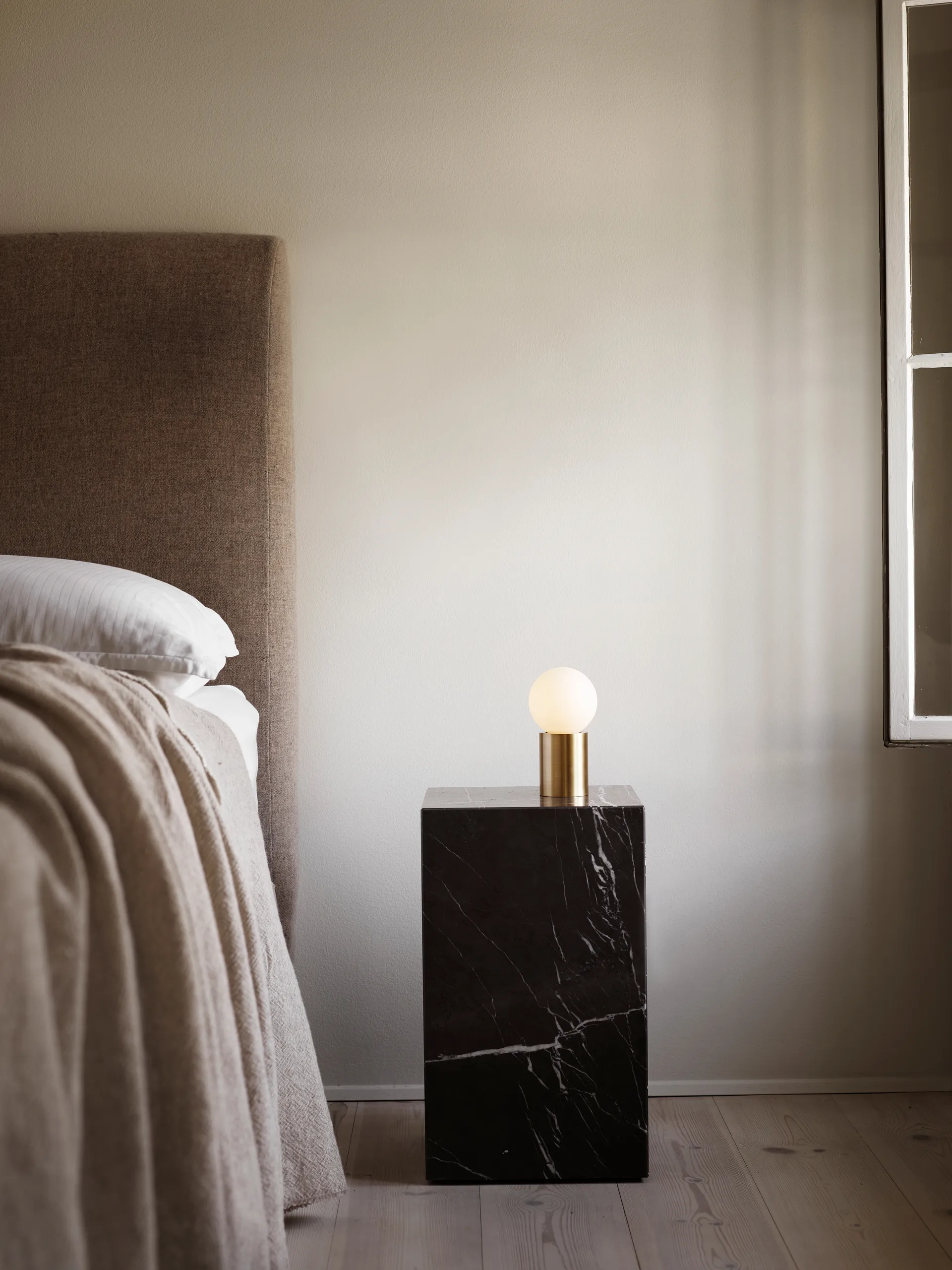 Plinth tall sidetable 30x30x51 cm, Brown Audo Copenhagen