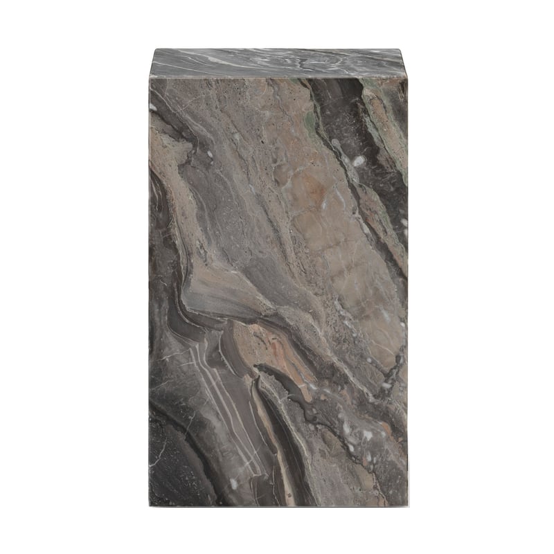 Audo Copenhagen Plinth tall sidetable 30x30x51 cm Grey galaxy