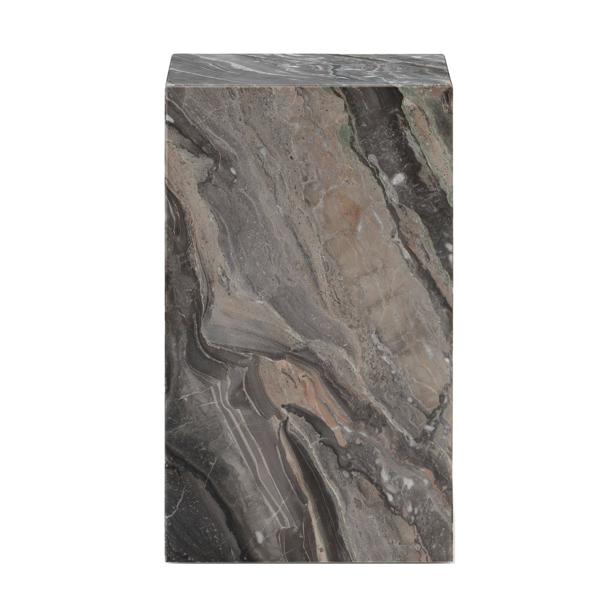 Audo Copenhagen Plinth tall sidetable 30x30x51 cm Grey galaxy
