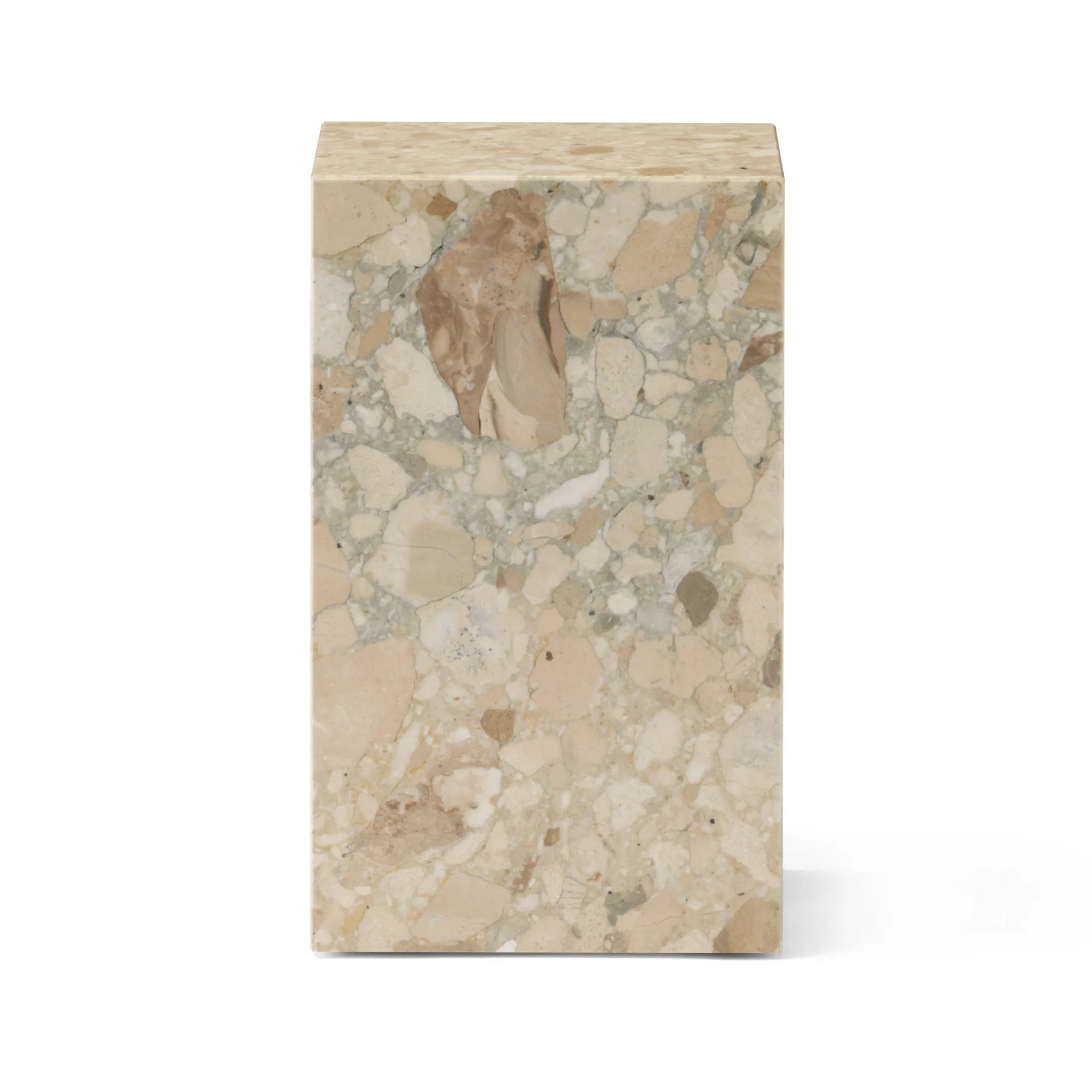 Plinth tall sidetable 30x30x51 cm, Kunis Breccia Audo Copenhagen