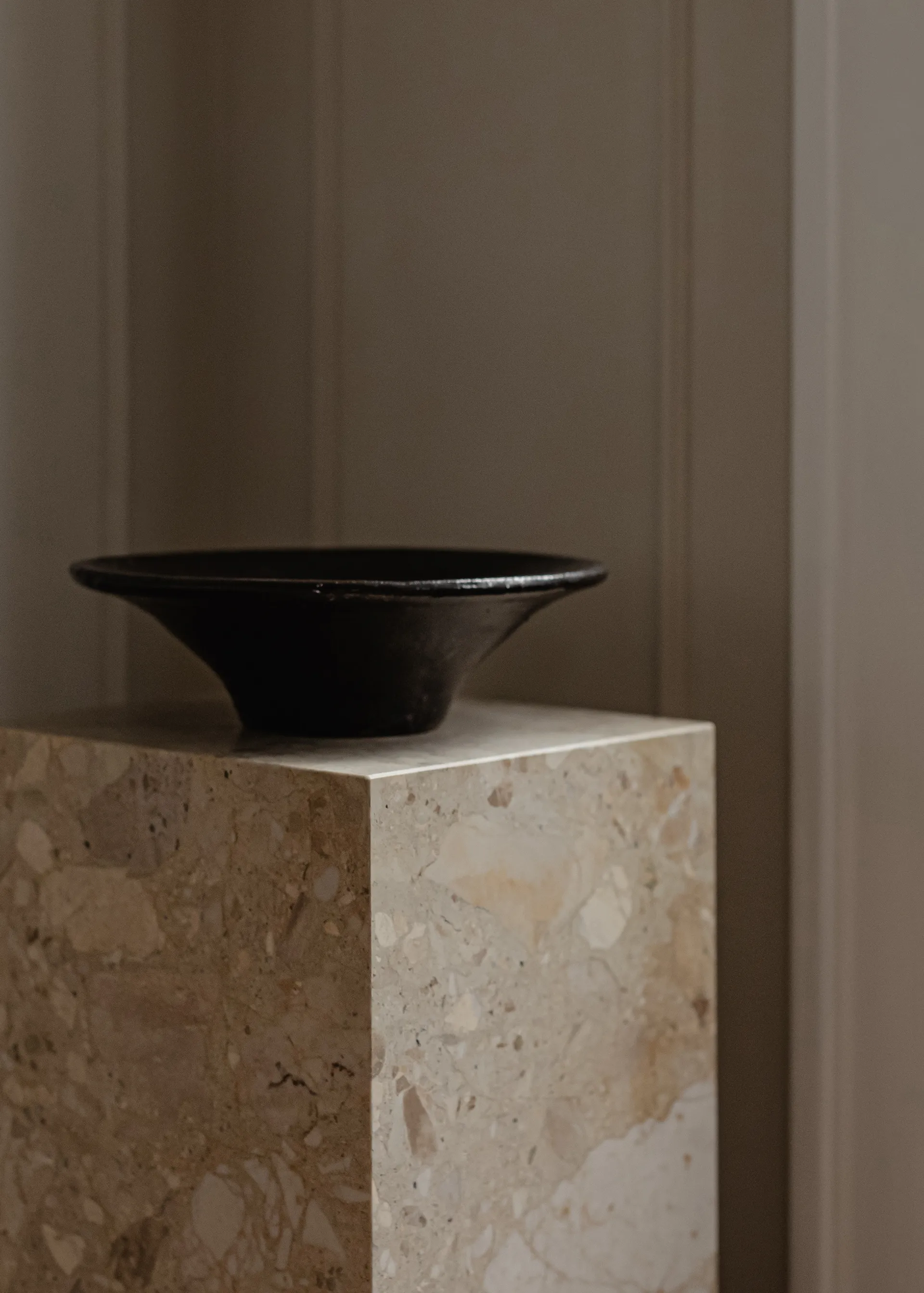 Plinth tall sidetable 30x30x51 cm, Kunis Breccia Audo Copenhagen