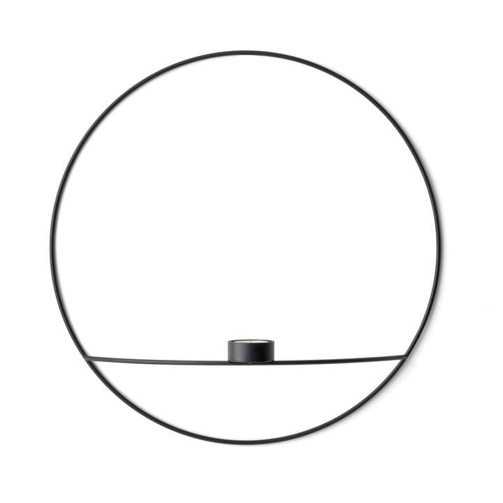 POV circle large tea light holder - black - Audo Copenhagen