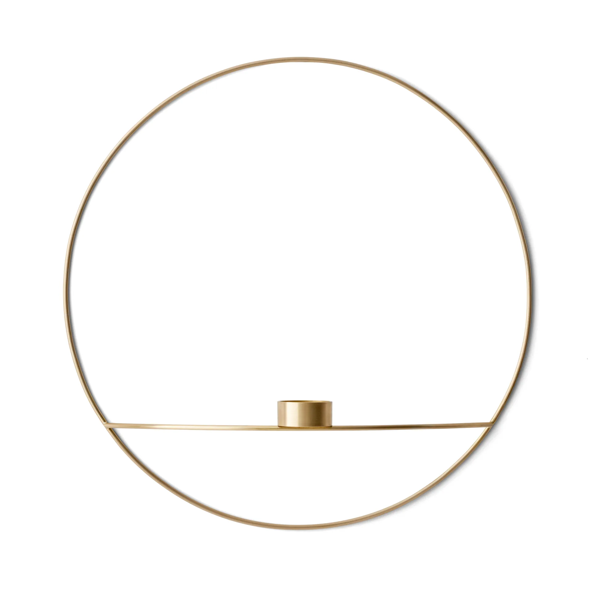 POV circle large tea light holder, brass Audo Copenhagen