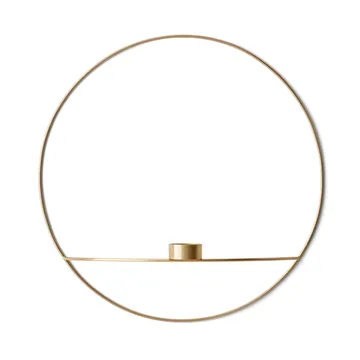 POV circle large tea light holder - brass - Audo Copenhagen