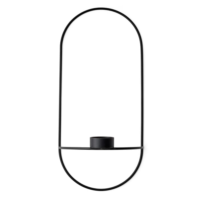 POV oval tea light holder - black - Audo Copenhagen