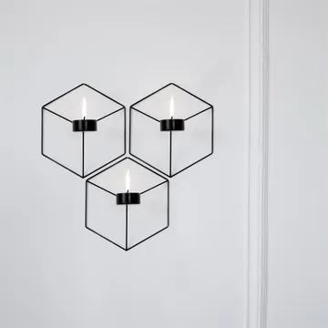 Pov wall candle 3-pack black - Audo Copenhagen