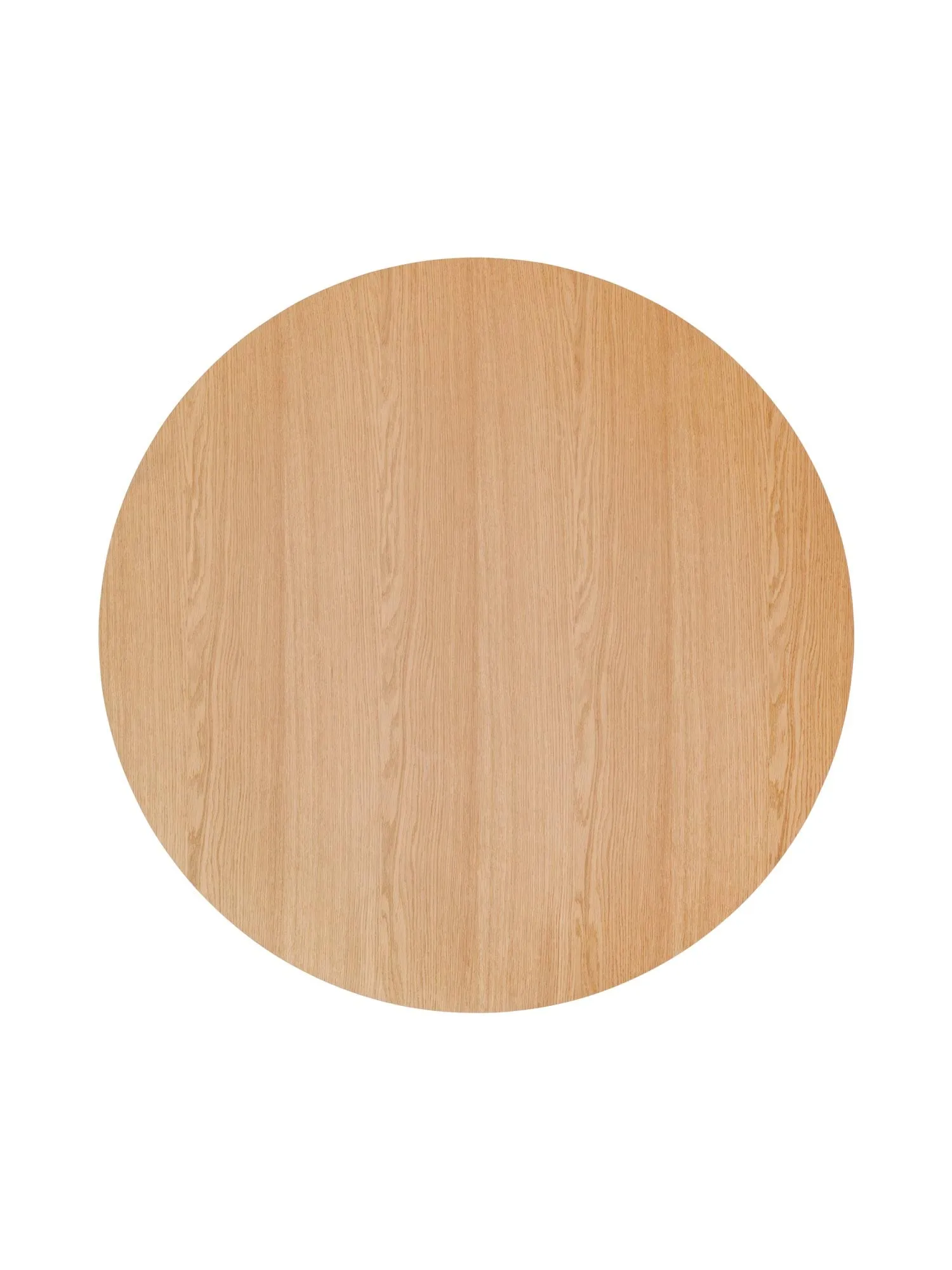Puffin Dining Table oak veneer natural, Natural oak veneer, Ø140 cm Audo Copenhagen