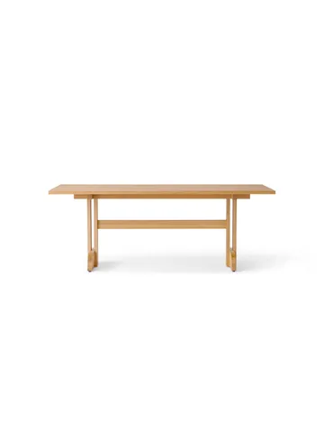 Puffin Dining Table oak veneer natural - Natural oak veneer, 200x95 cm - Audo Copenhagen