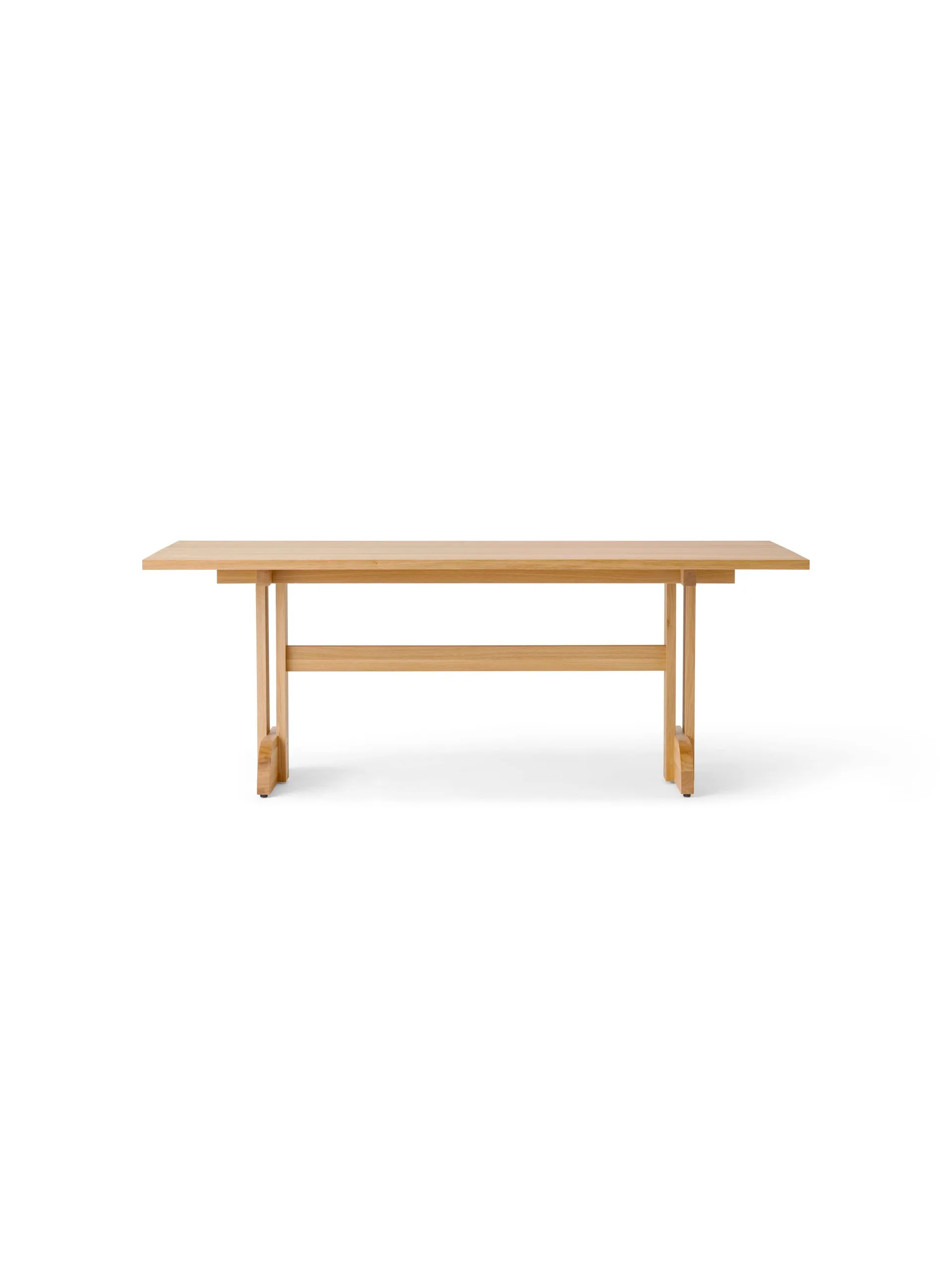 Puffin Dining Table solid natural oak, Natural oak, 200x95 cm Audo Copenhagen
