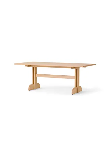 Puffin Dining Table solid natural oak - Natural oak, 200x95 cm - Audo Copenhagen