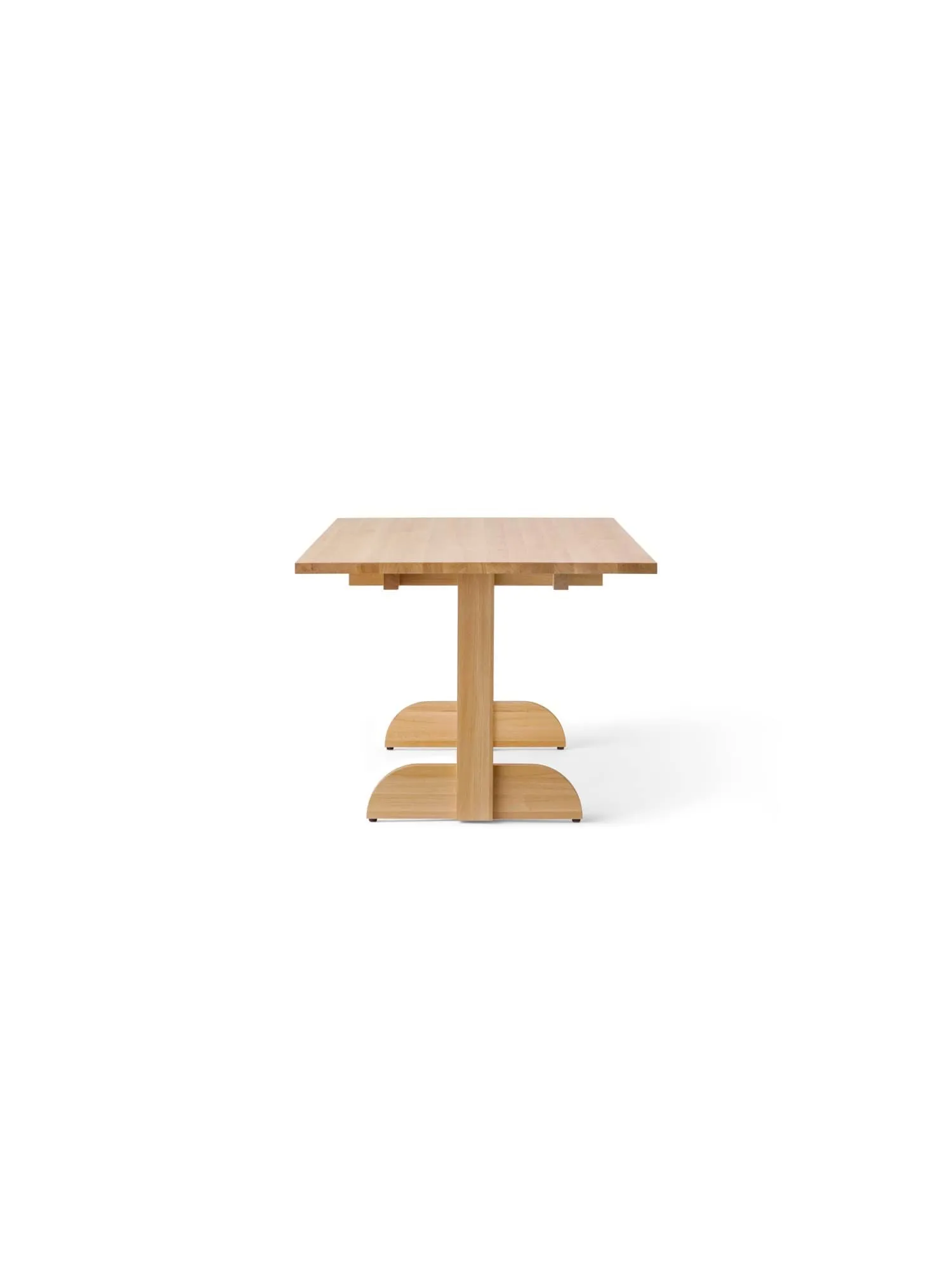 Puffin Dining Table solid natural oak, Natural oak, 200x95 cm Audo Copenhagen