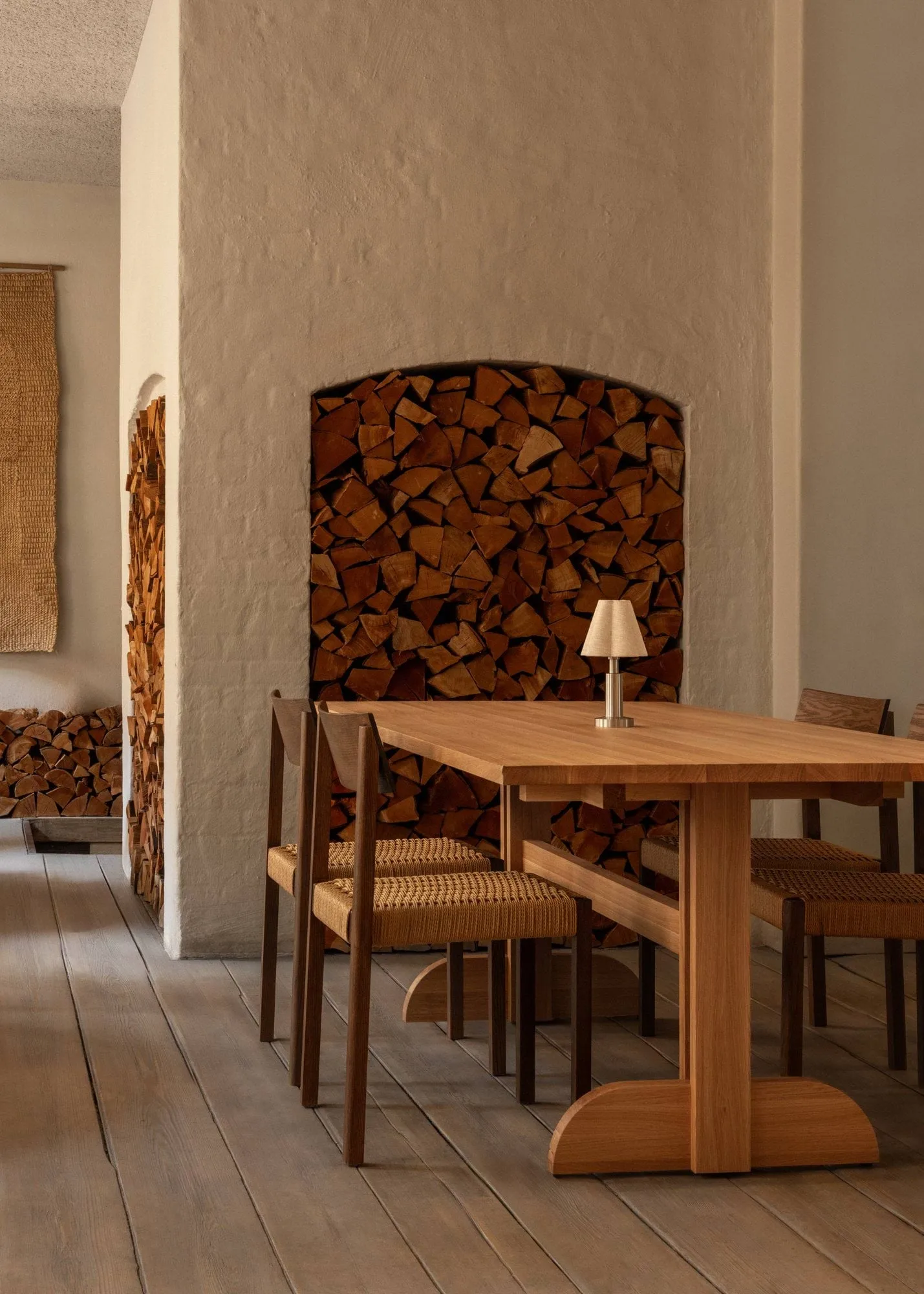 Puffin Dining Table solid natural oak, Natural oak, 200x95 cm Audo Copenhagen