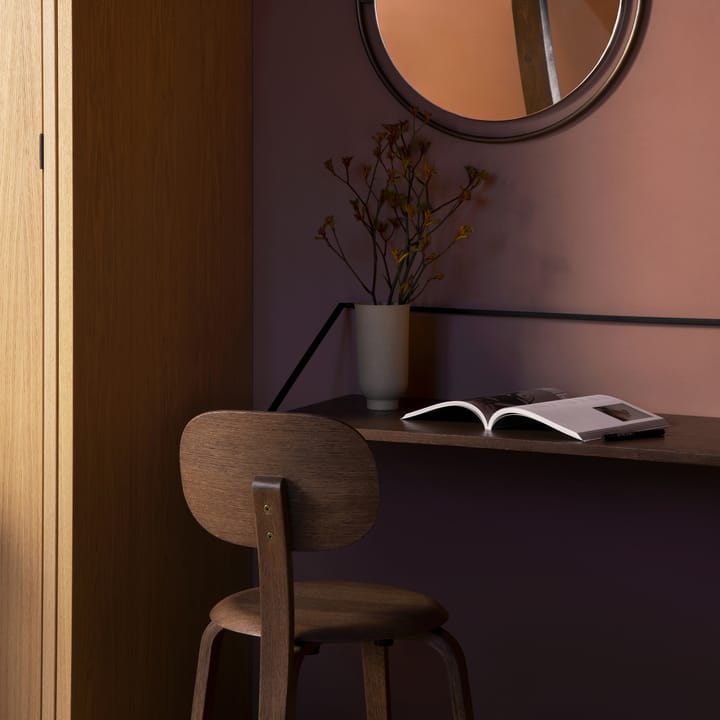 Rail desk/shelf, dark-stained oak Audo Copenhagen