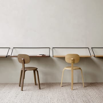 Rail desk/shelf - dark-stained oak - Audo Copenhagen