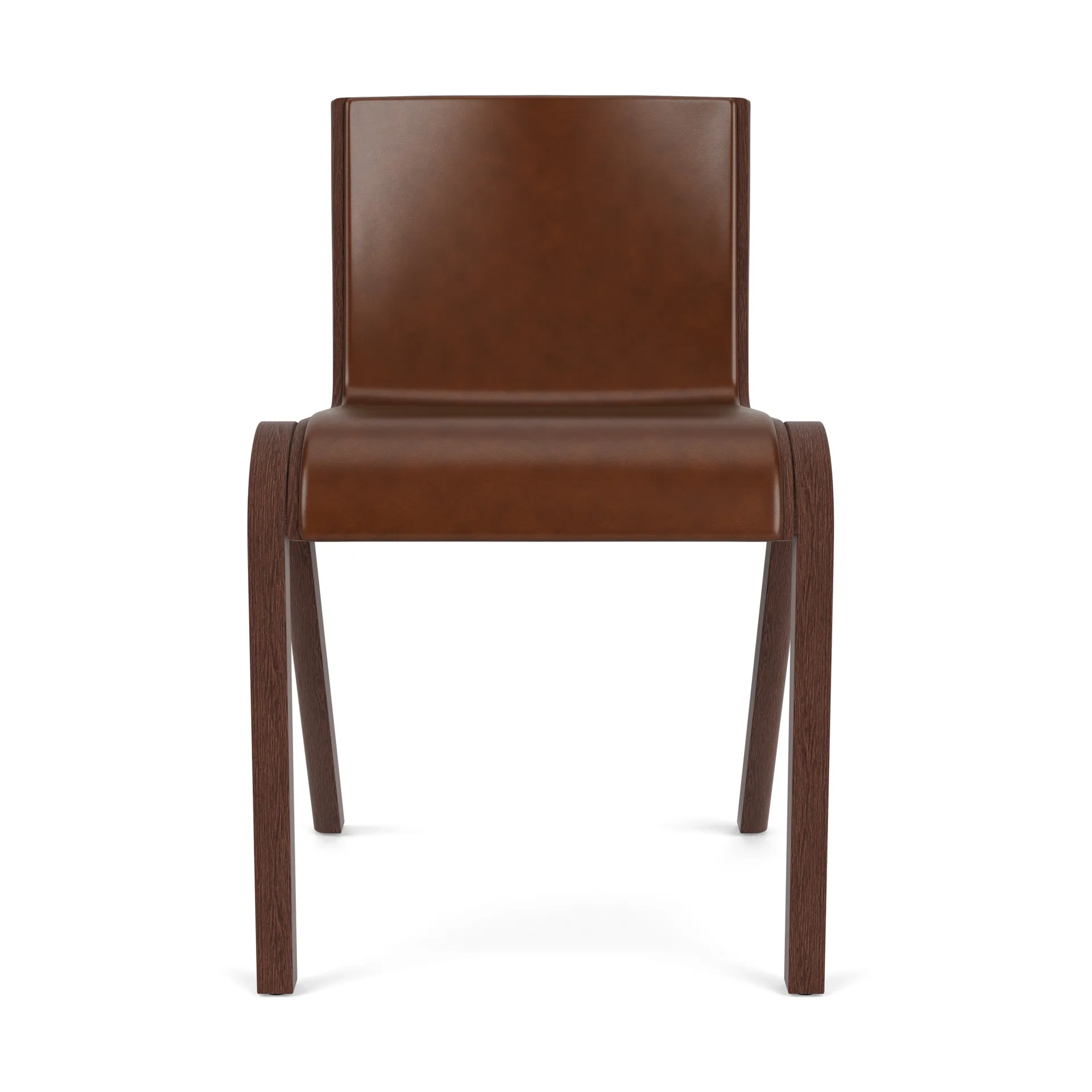 Ready upholstered chair, Red oak-Dakar 0329 Brown Audo Copenhagen