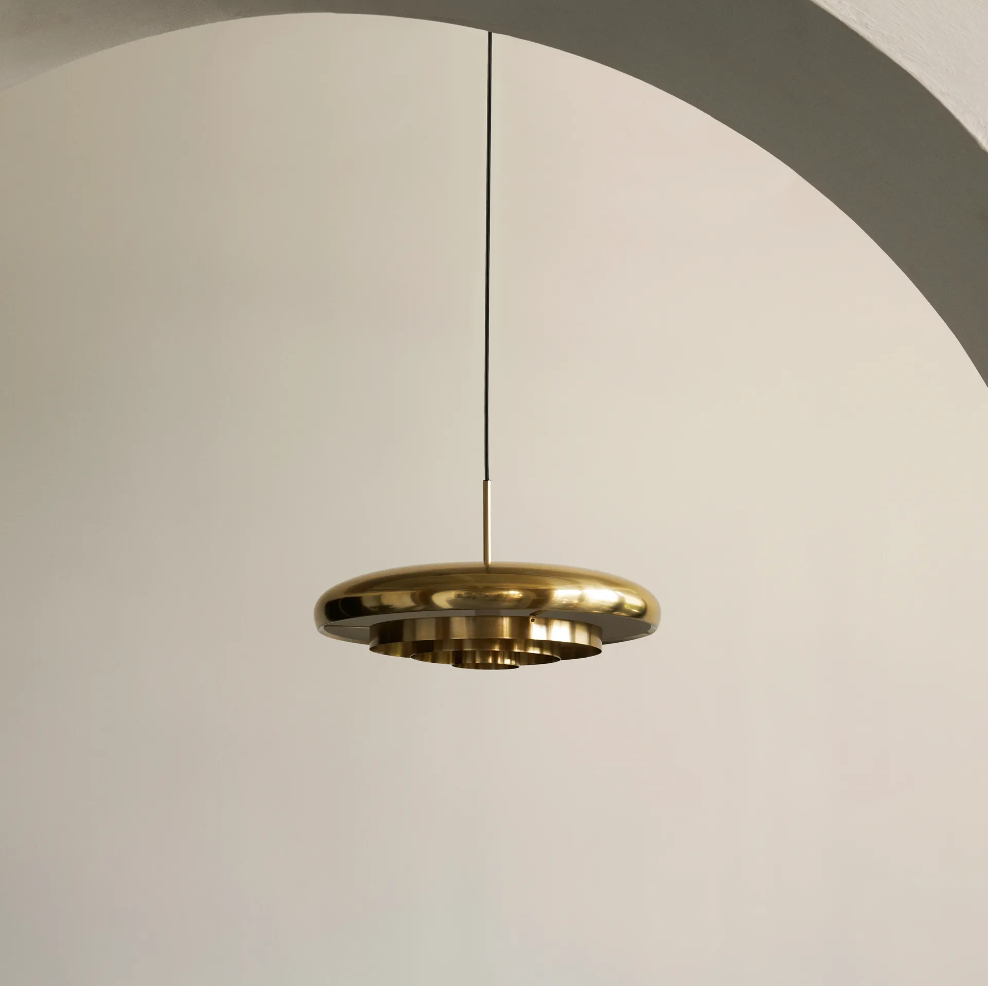 Resonant pendant lamp Ø53 cm, Brass Audo Copenhagen