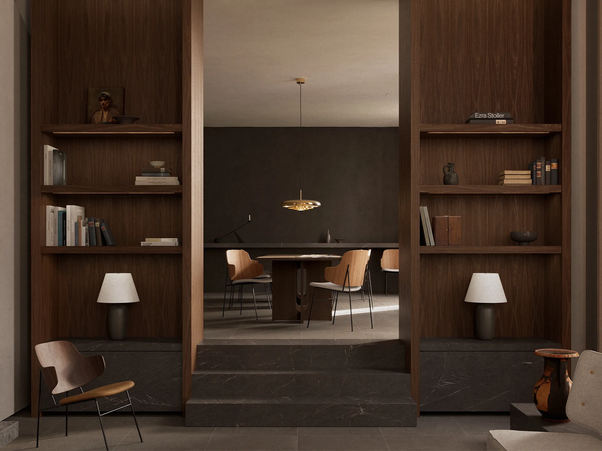 Resonant pendant lamp Ø53 cm, Brass Audo Copenhagen