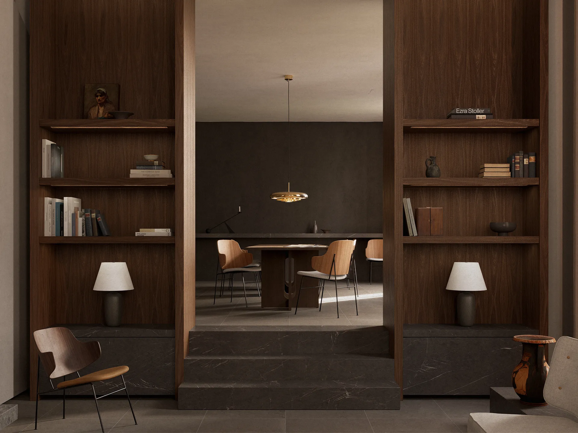 Resonant pendant lamp Ø53 cm, Brass Audo Copenhagen