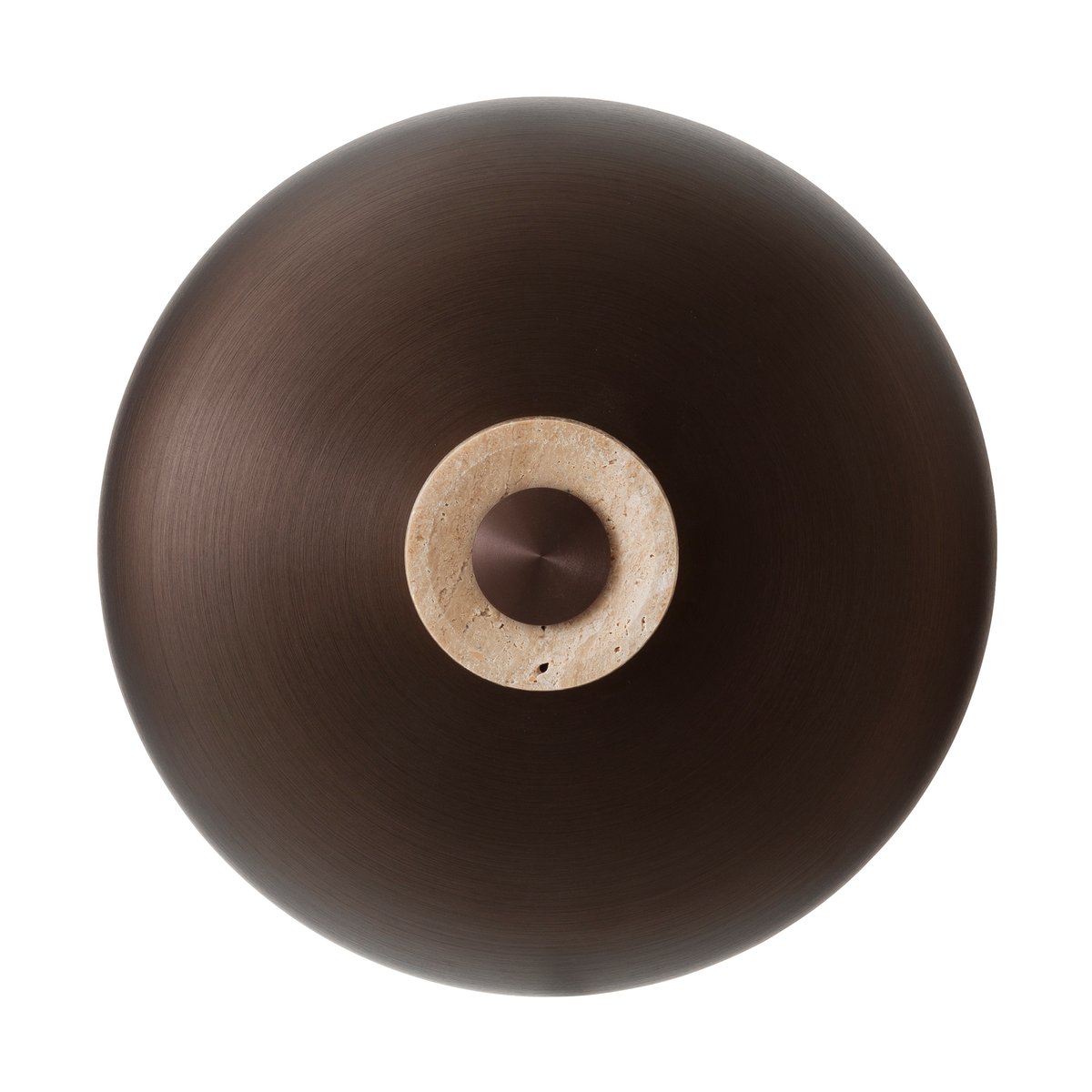Audo Copenhagen Reverse wall lamp fixed installation Bronzed aluminium