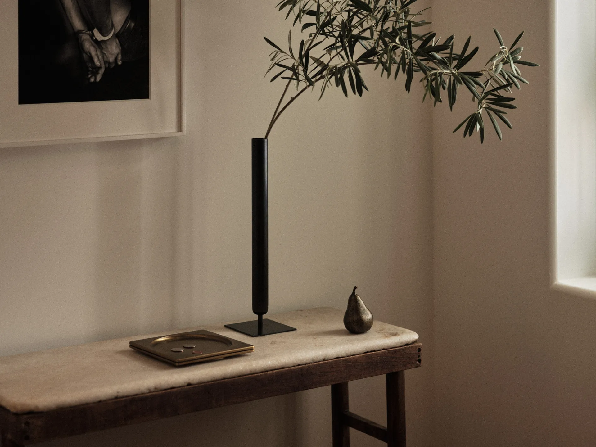 Sentimant decoration pear, Brass Audo Copenhagen