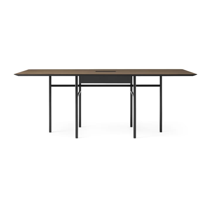 Snaregade Conference table sideboard - Black-dark laquared oak 90x200 cm - Audo Copenhagen