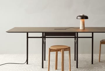 Snaregade Conference table sideboard - Black-dark laquared oak 90x200 cm - Audo Copenhagen