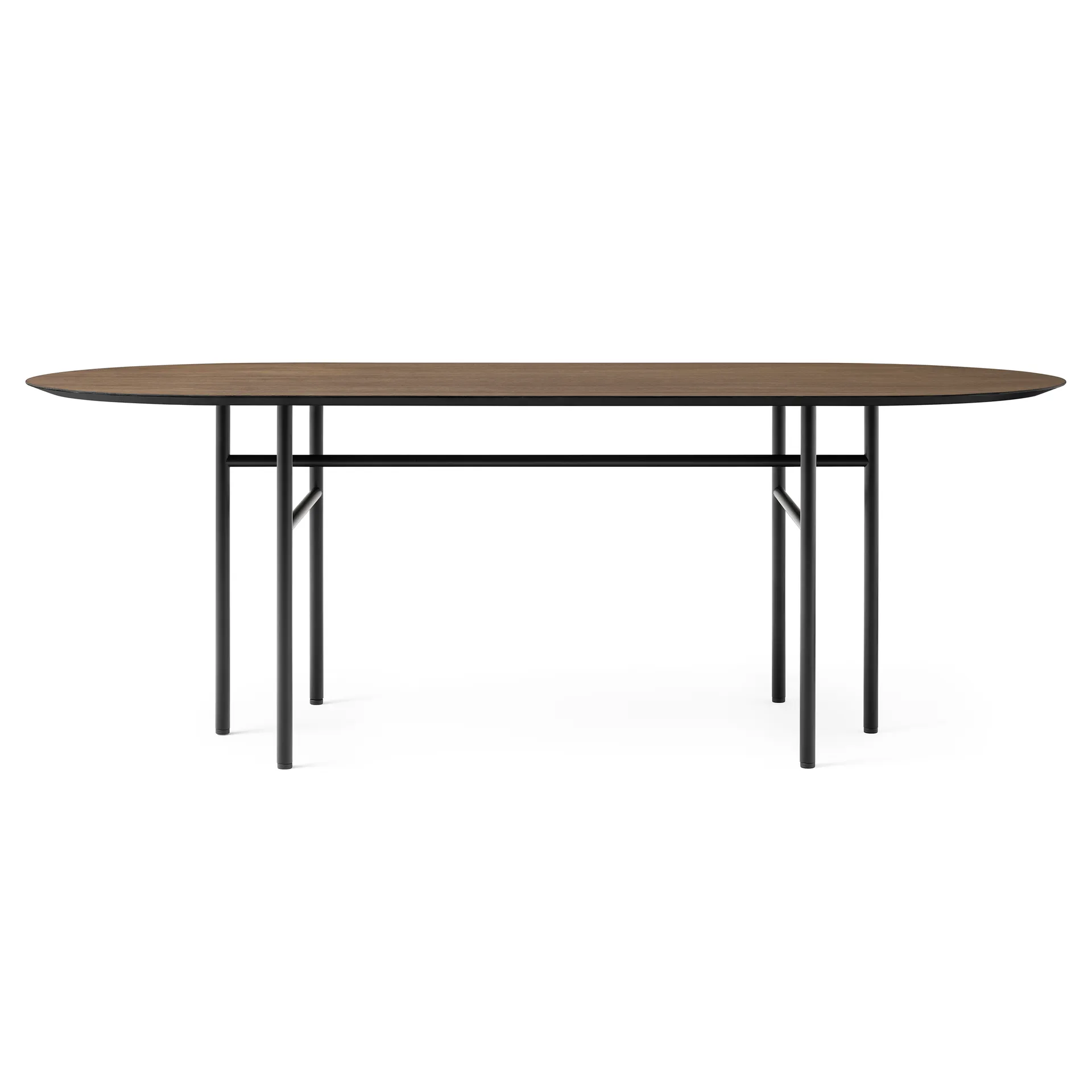 Snaregade table oval, Black-dark stained oak Audo Copenhagen