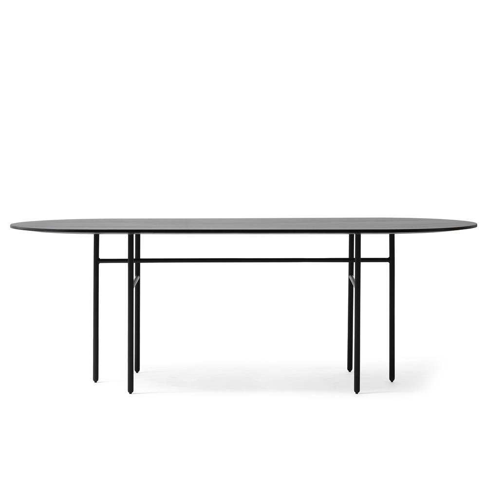Audo Copenhagen Snaregade table oval Black | Scandinavian Design | Dining tables | Black