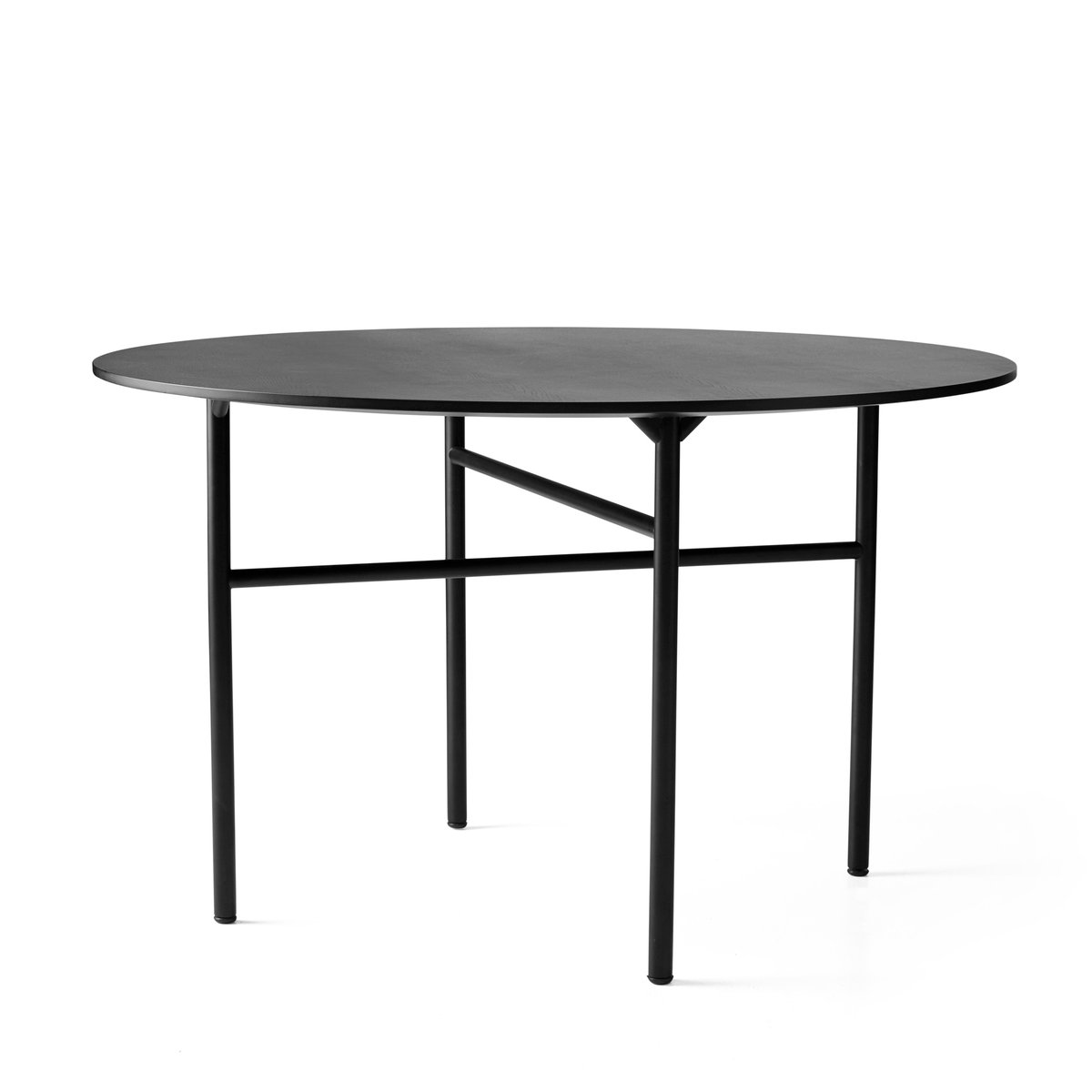 Audo Copenhagen Snaregade table round Black. o 120 cm