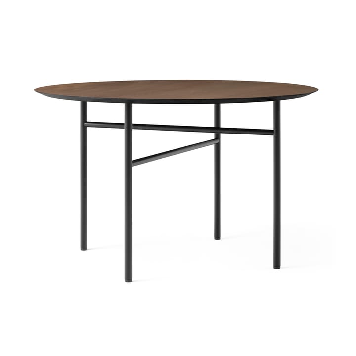 Snaregade table round - Black-dark stained oak. Ø120 cm - Audo Copenhagen