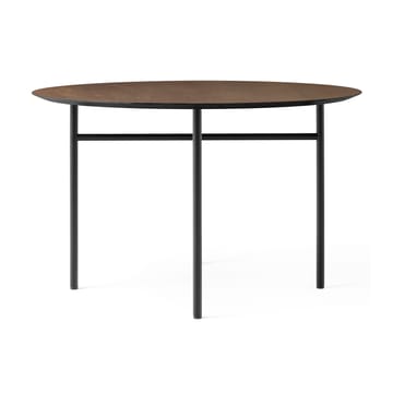 Snaregade table round - Black-dark stained oak. Ø120 cm - Audo Copenhagen