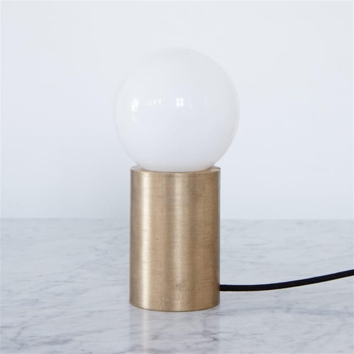Socket table lamp, brushed brass Audo Copenhagen