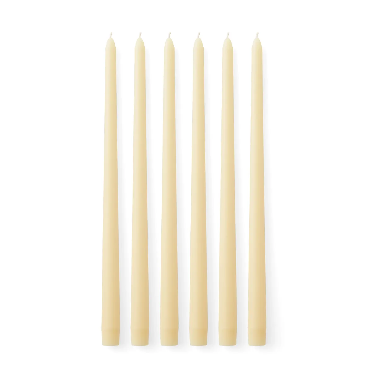 Audo Copenhagen Spire candles 38 cm 6-pack Ivory | Scandinavian Design | Candles | Grey