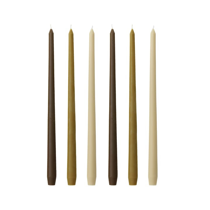 Spire candles 38 cm 6-pack - Neutral - Audo Copenhagen