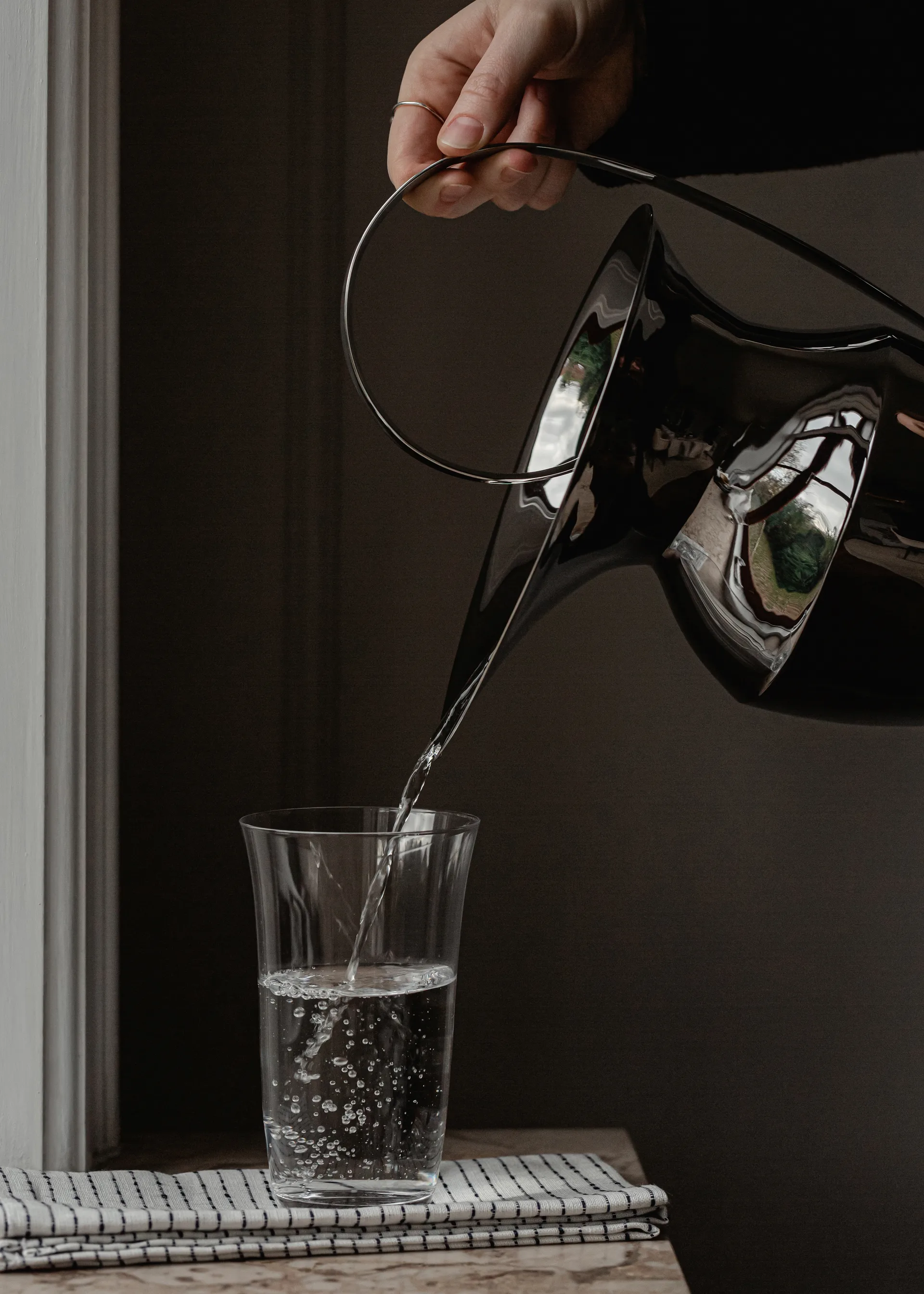 Strandgade drinking glass 13.7 cm 2-pack, Clear Audo Copenhagen