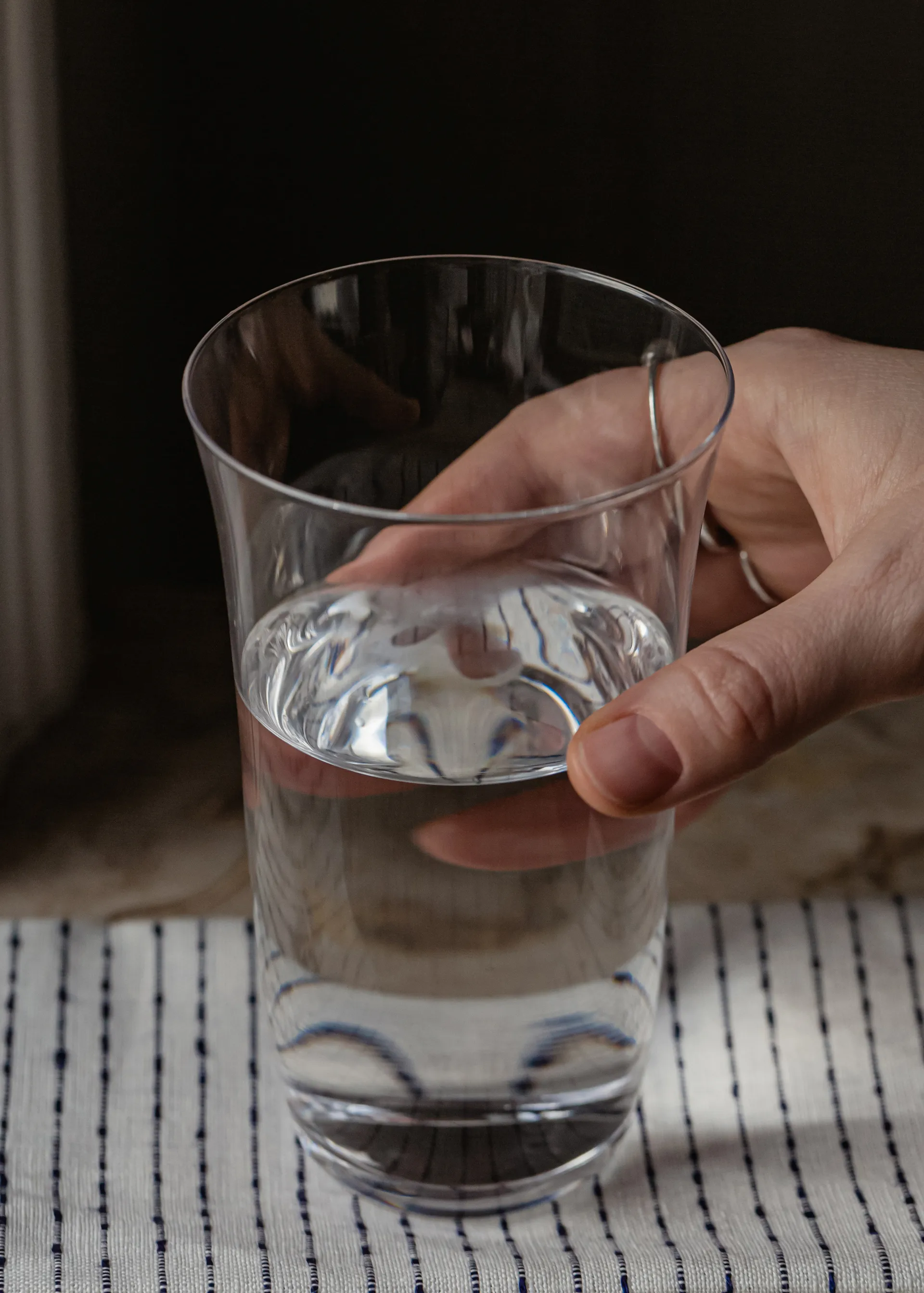 Strandgade drinking glass 13.7 cm 2-pack, Clear Audo Copenhagen
