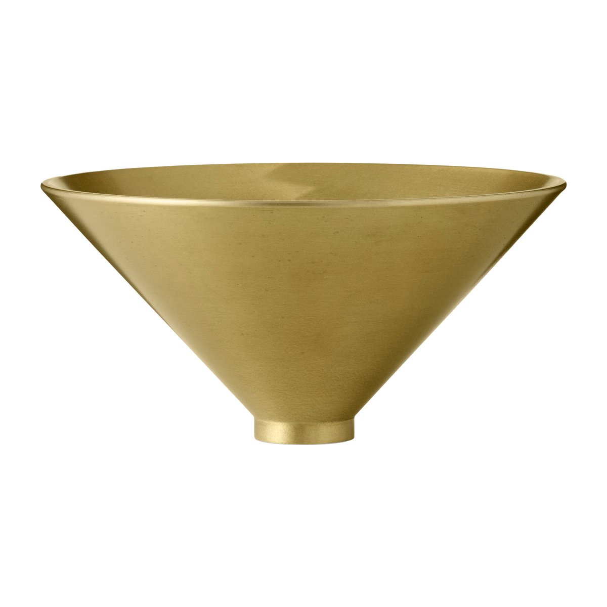 Audo Copenhagen Taper bowl Ø26 cm Brass | Scandinavian Design | Decorative bowls | Gold-coloured