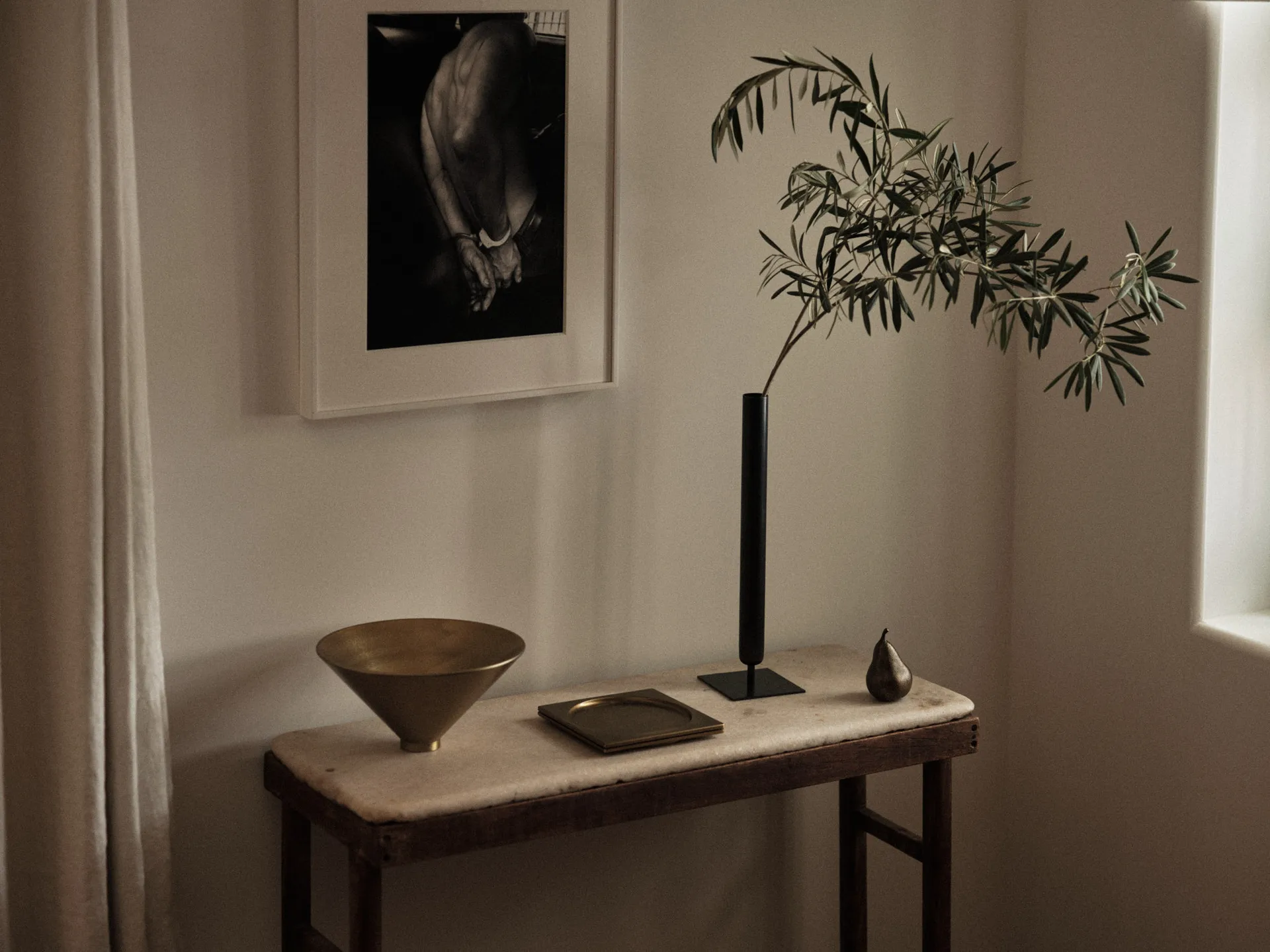 Taper bowl Ø26 cm, Brass Audo Copenhagen