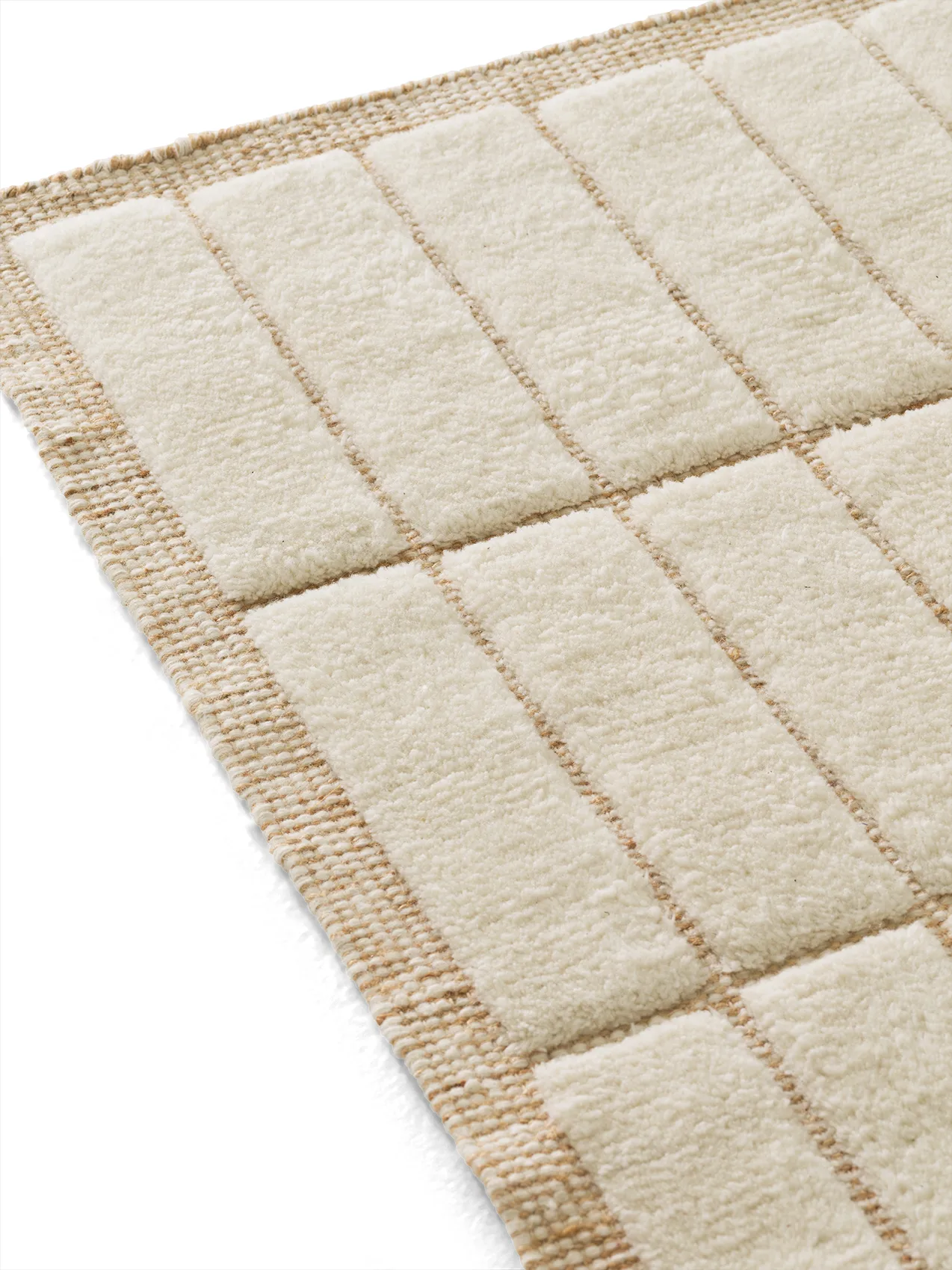 Tile rug, Ivory, 170x240 cm Audo Copenhagen