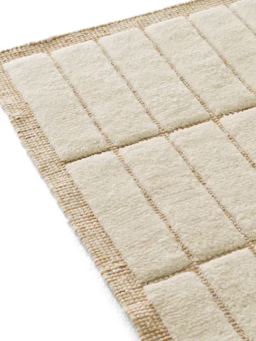 Tile rug - Ivory, 200x300 cm - Audo Copenhagen