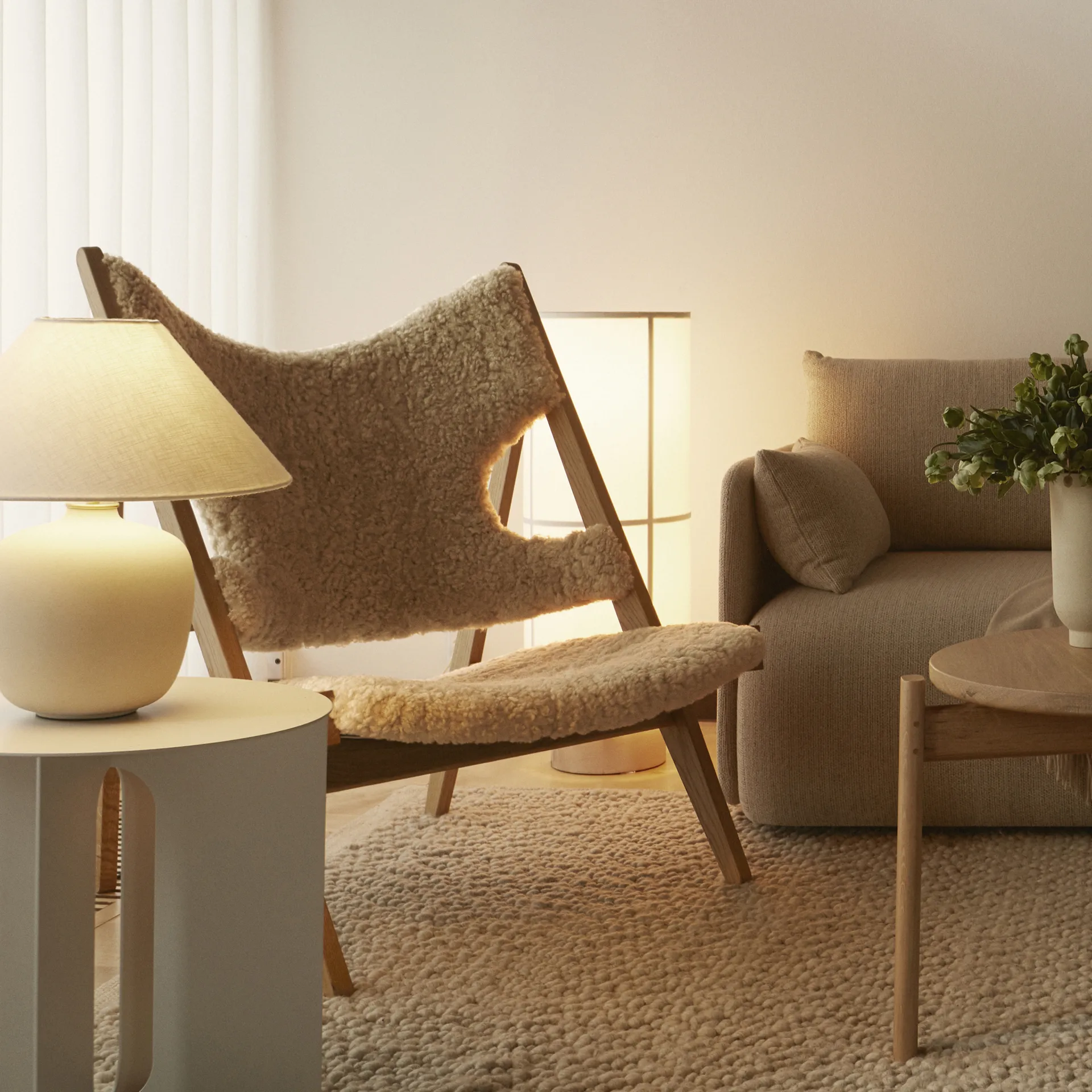 Torso table lamp 37 cm, Off white Audo Copenhagen